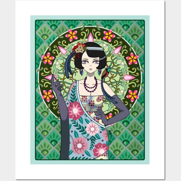 Spring Astrapia Princess Wall Art by Munchbud Ink